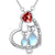 Cat Necklace 925 Silver Cat Birthstone Necklace Cat Jewelry Gift for Women Cat Lover