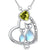 Cat Necklace 925 Silver Cat Birthstone Necklace Cat Jewelry Gift for Women Cat Lover