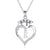 925 Sterling Silver Heart Initial Letter Necklace Class of 2023 Gifts High School Senior College Graduation Gifts